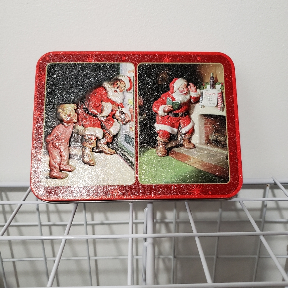 Coca-Cola Vintage Santa playing cards.